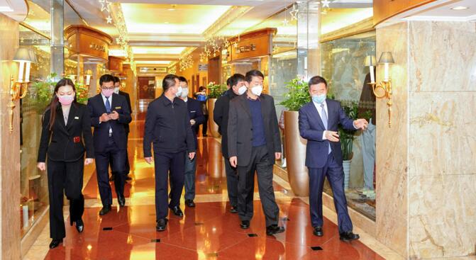 集团党委书记、董事长任丁一行 赴锦江宾馆督导检查疫情防控工作